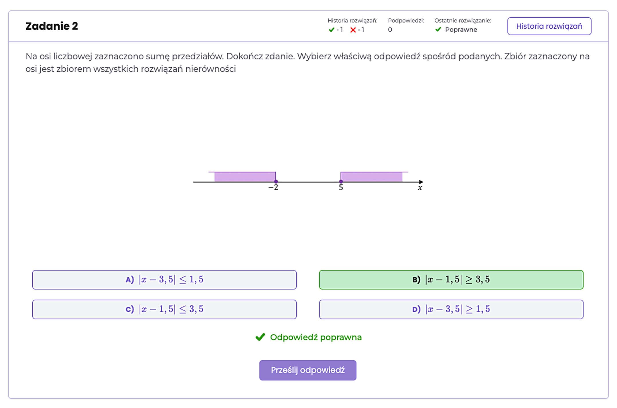 Lista zadań na egzamin ósmoklasisty i maturę z matematyki w platformie Egzamido
